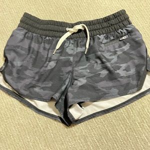 Black Camo Vuori Clementine Athletic Short